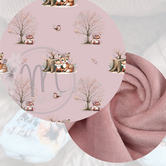 Mini comforter "Boreal fauna/ smooth rosewater" Wholesale